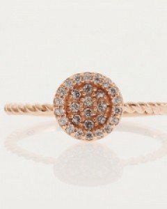 14K 18K 비비안 써클 반지