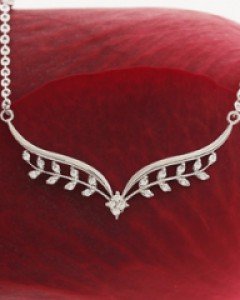 14K 18K 셀레나 리프라인 목걸이