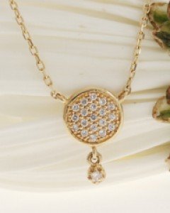 14K 18K 퍼니 써클 목걸이