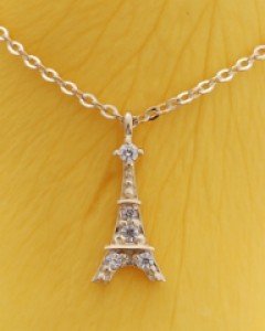 14K 18K 에펠탑 목걸이