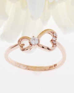 14K 18K 랑데뷰 리본 반지