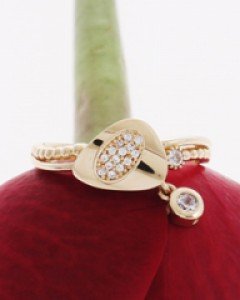 14K 18K 로제인 반지