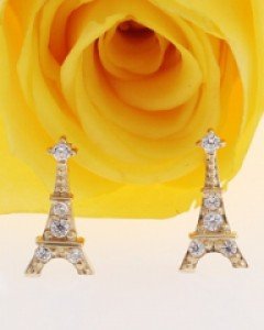 14K 에펠탑 귀걸이