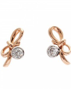 14K 18K 스윙 리본 귀걸이