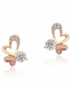 14K 18K 나나 하트 원터치 귀걸이