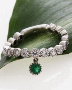 14K 18K 롤리 반지