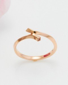 14K 18K 미뉴엣 반지