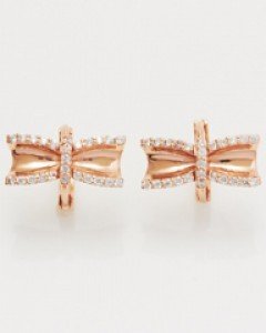 14K 18K 애니 리본 원터치 귀걸이