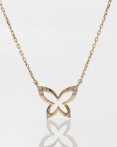 14K 18K 허니 나비 목걸이