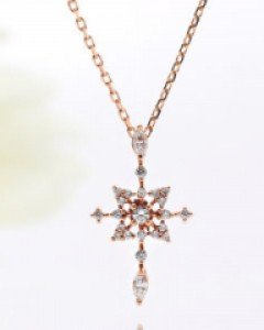 14K 18K 레이나 크로스 목걸이