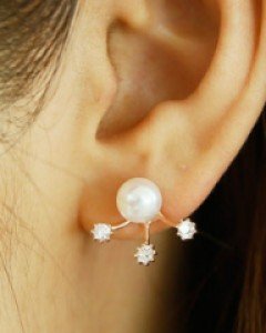 14K 시몬 진주 귀걸이