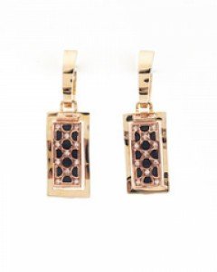 14K 18K 엘리 스퀘어 귀걸이