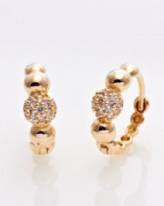 14K 18K 버블링 귀걸이
