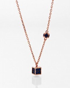 14K 18K 볼레로 큐브 목걸이