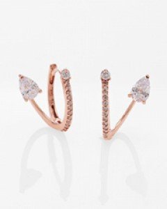 14K 18K 테라로사 큐빅 귀걸이