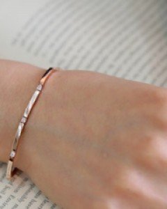 14K 18K 글램 심플 팔찌