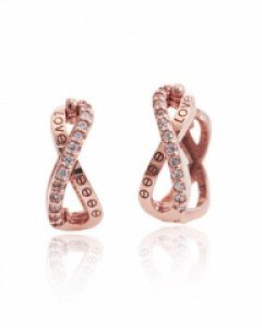 14K 18K 인피니티 러브 귀걸이 원터치 인피니트 뫼비우스 꼬임 무한대