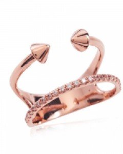 14K 18K 유니크 네일 오픈 못 반지