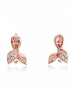 14K 18K 에이프릴 리프 귀걸이