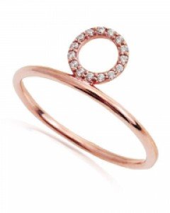 14K 18K 그루라인 서클 반지