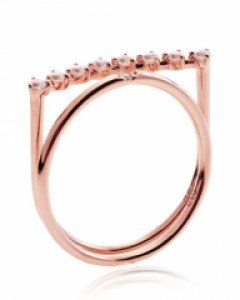 14K 18K 미셸 앙상블 반지