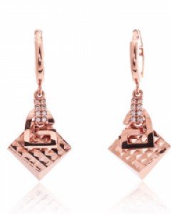 14K 18K 노블 G 스퀘어 귀걸이