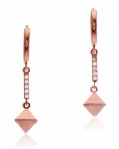 14K 18K 보니타 앵클라인 귀걸이