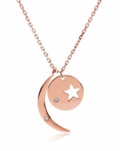 14K 18K 달의 연인 목걸이