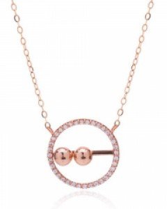 14K 18K 아모르 서클 목걸이