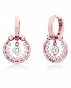 14K 18K 브라이트 서클 귀걸이