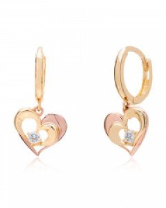 14K 18K 달링 하트 귀걸이