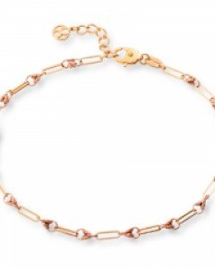 14K 18K 클립 매듭 체인 팔찌