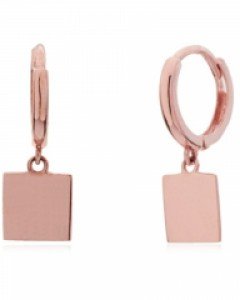 14K 18K 심플 스퀘어 귀걸이