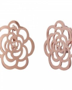 14K 18K 로즈밸리 장미 귀걸이 민자 볼륨 볼드 럭셔리