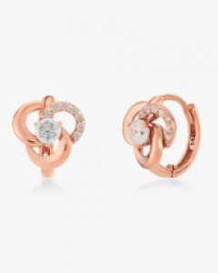 14K 18K 쓰리 플라워 바람개비 귀걸이 바람 꽃 원터치