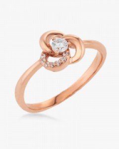 14K 18K 쓰리 플라워 바람개비 반지 바람 꽃