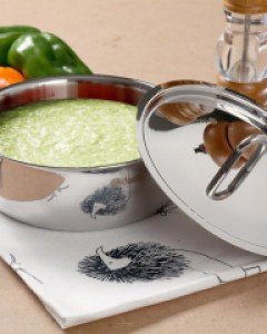 투데코 통5중 스테인레스 16cm 양수 냄비 이유식용 강추