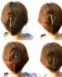 H-037 심플라인 비녀핀 / 뒤꽂이 / 머리꽂이 / 한복장식 / 헤어핀