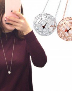 CN1954 보석볼N 롱체인목걸이 무료배송