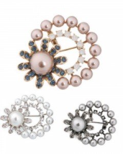 블랙홀진주C 브로치 무료배송