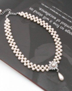 CN2012 고져스진주초커N 목걸이