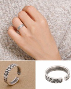 SR149 심플빗살SR 실버/은반지 무료배송