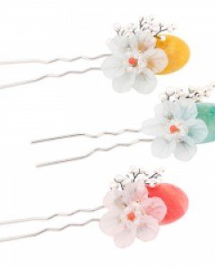 H-312 달맞이꽃 비녀 / 뒤꽂이 / 머리꽂이 / 한복장식 / 헤어핀