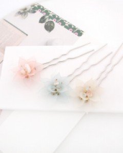 H-411 피어난꽃비녀 / 뒤꽂이 / 머리꽂이 / 한복장식