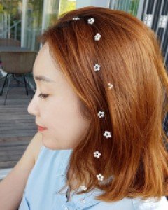 H-481 애끼꽃 라인 피스 / 헤어핀 / 머리핀