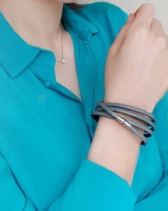 CB2065 버라이어티 롱롱자석가죽B 팔찌