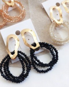 CE1439 메탈비즈링 귀걸이