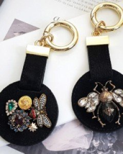 AC056 비쥬얼 키홀더 / 가죽 가방장식