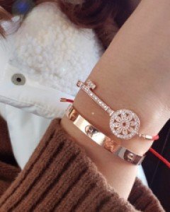 CB2069 열쇠레드끈B 팔찌