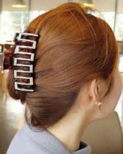 H-660 지그재그 올림머리 집게핀 / 머리핀 / 헤어핀